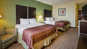 Double Queen Guest Room Hotel near Cleveland Airport